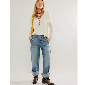 We the free major leagues mid rise cuffed jeans